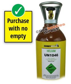 Hobbyweld Helium Plus Gas New Full Cylinder